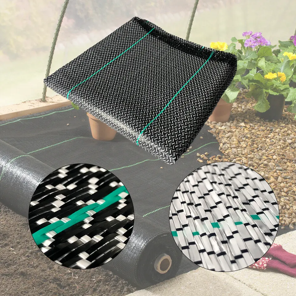 🌱 Say Goodbye to Weeds with Our High-Quality Weed Mats! 🌱